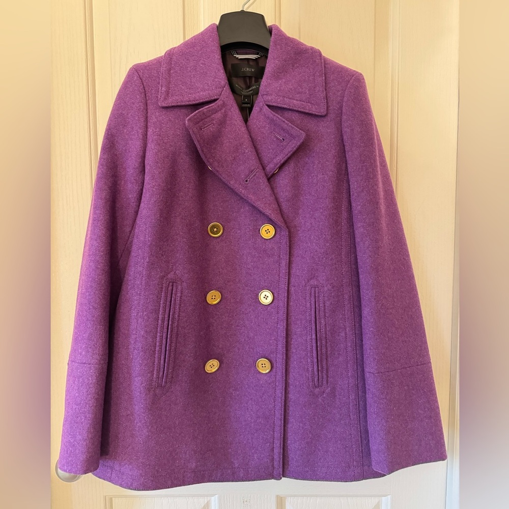 J. Crew Andover Pea Coat New